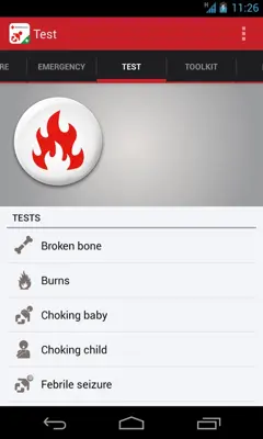 Baby & Child First Aid android App screenshot 1